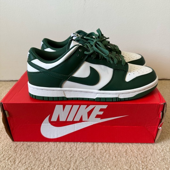 Nike Shoes Nike Dunk Low Michigan State Poshmark